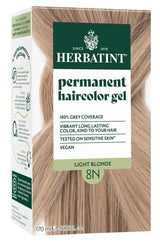 Light Blonde Ammonia Free hair Colour 8N 170ml - Greenlands Health Store