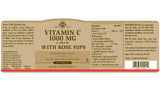 Solgar® Vitamin C 1000 mg with Rose Hips Tablets - Greenlands Health Store