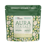 (Aura Sea Salt) Organic Wild Garlic Vitamin D Celtic Salt 80g - Greenlands Health Store