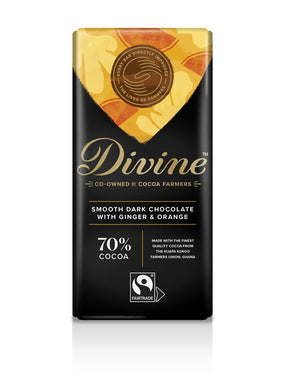 Dark Chocolate with Ginger & Orange 100g - Greenlands Health Store