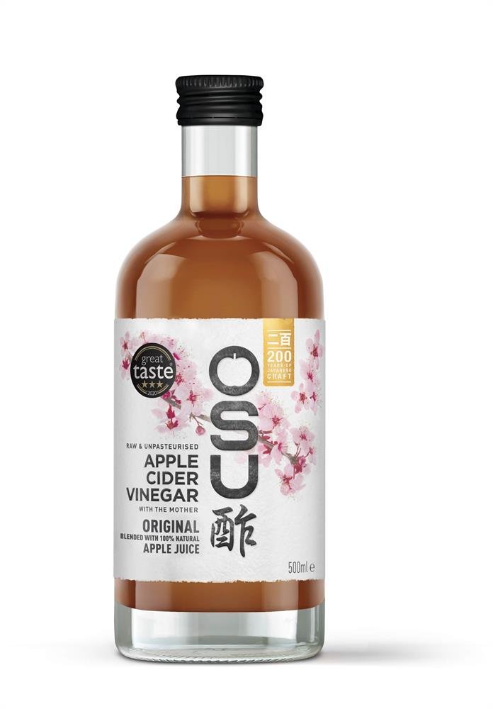 Osu Apple Cider Vinegar with the Mother & Apple Juice 500ml - Greenlands Health Store