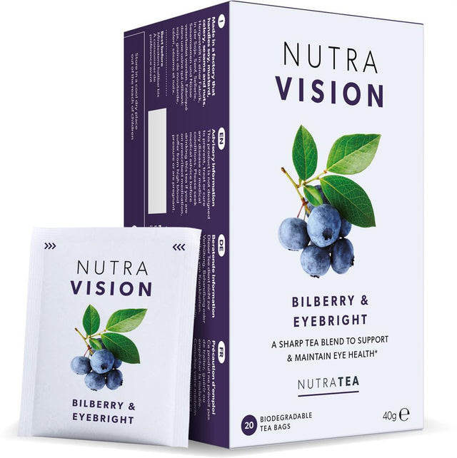 Nutra Vision Tea - 20 Herbal Tea Bags - Greenlands Health Store
