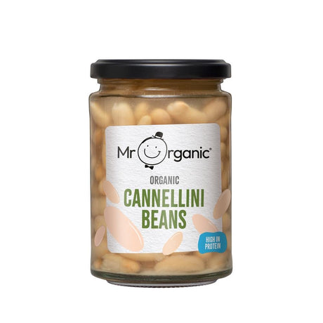 Mr Organic Cannellini 350g (in glass jar) - Greenlands Health Store