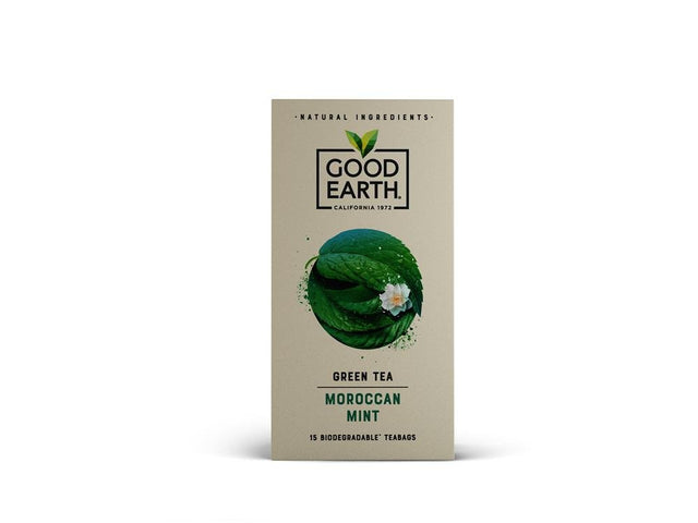 Good Earth Moroccan Mint & Green 15 teabags - Greenlands Health Store