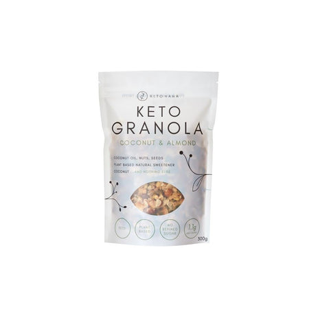 Coconut & Almond (Plant Based) Keto Granola 300g - Greenlands Health Store