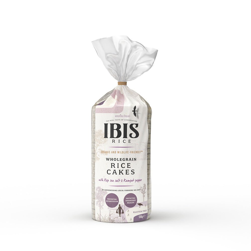 Organic Rice Cakes Salt & Pepper 130g - Greenlands Health Store