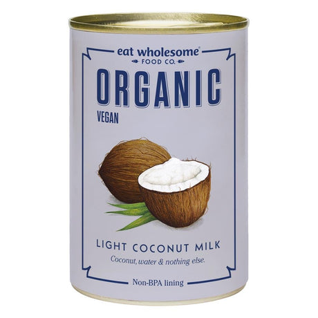 Eat Wholesome Organic Light Coconut Milk 400ml - Greenlands Health Store
