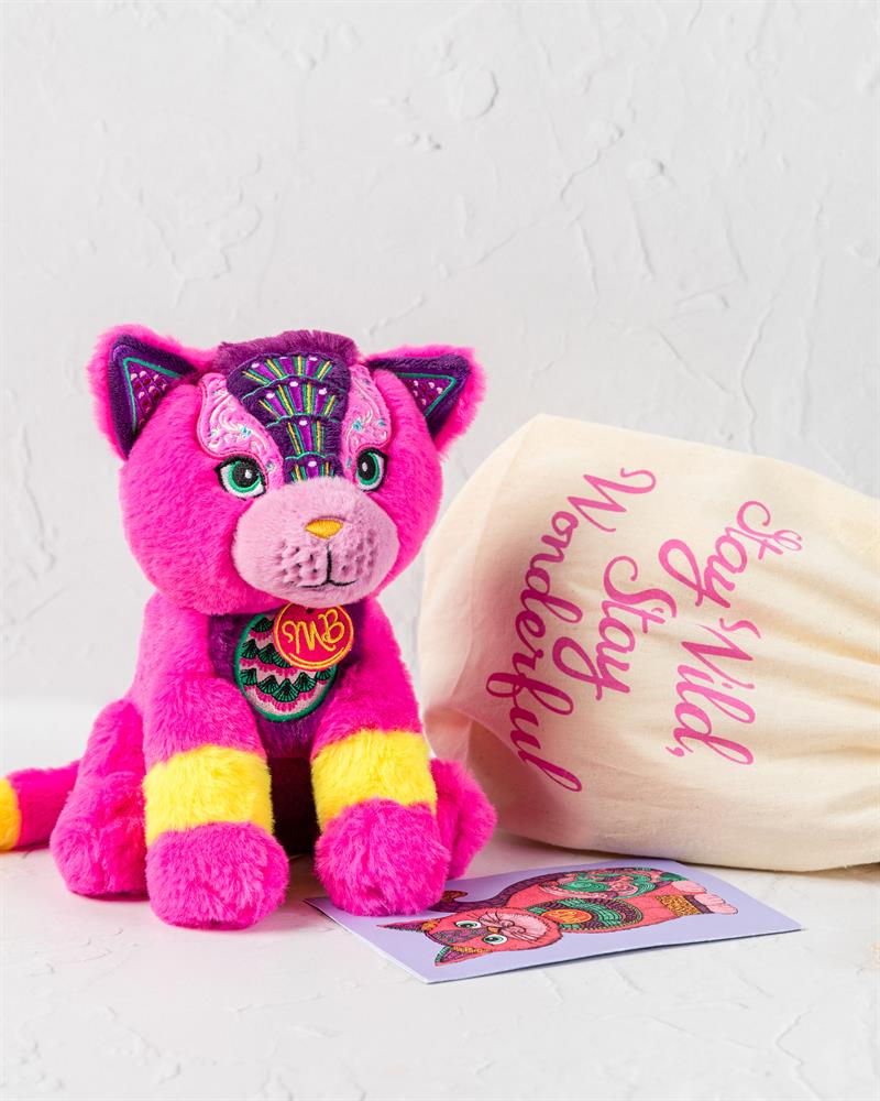 Monty Bojangles Persian Pink Cat Plush Soft Toy 250g - Greenlands Health Store