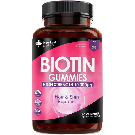 Biotin Gummies 60 gummies - Greenlands Health Store
