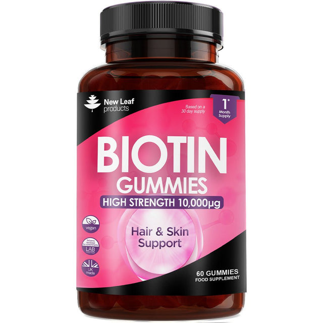 Biotin Gummies 60 gummies - Greenlands Health Store