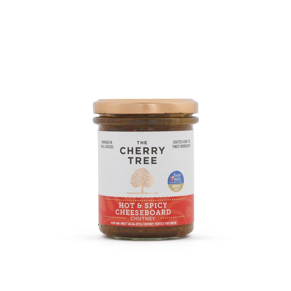 The Cherry Tree Hot & Spicy Cheeseboard Chutney 210g - Greenlands Health Store