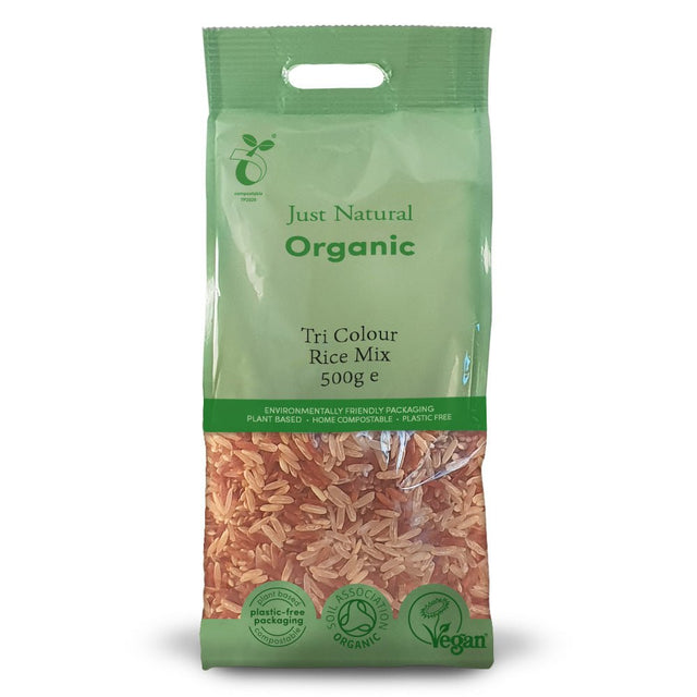 Organic Tri Colour Rice Mix 500g - Greenlands Health Store