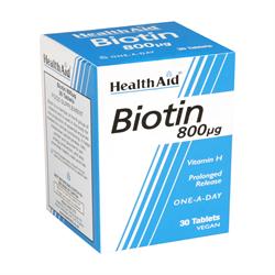 Biotin 800ug - 30 Tablets - Greenlands Health Store