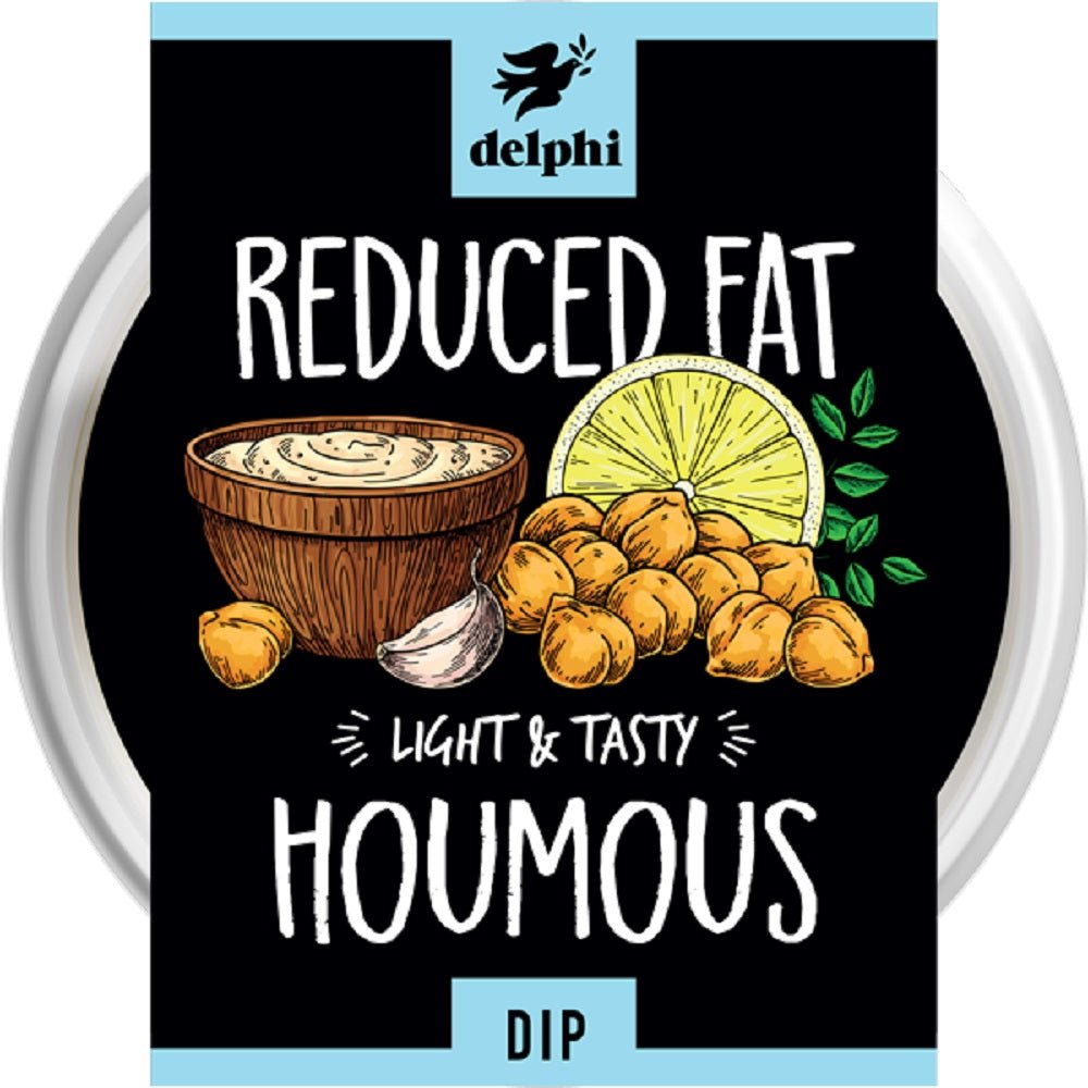 Reduced Fat Houmous Dip 170g - Greenlands Health Store
