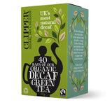 Clipper Fairtrade & Organic Decaf Green Tea Bags 40 Bags - Greenlands Health Store