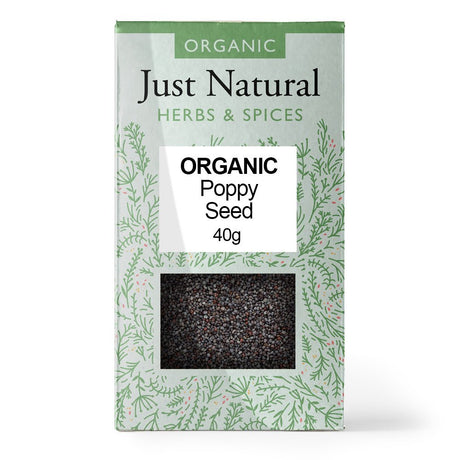 Organic Poppy Seed (Box) 40g - Greenlands Health Store