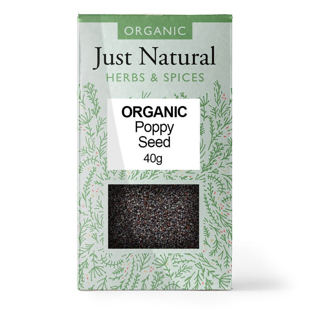 Organic Poppy Seed (Box) 40g - Greenlands Health Store