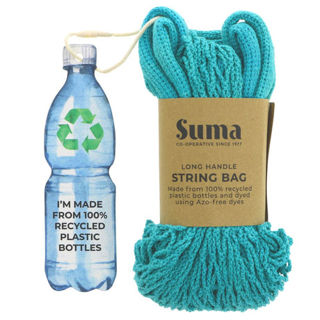 String Bag - Large Handles - Teal - 1 bag - Greenlands Health Store