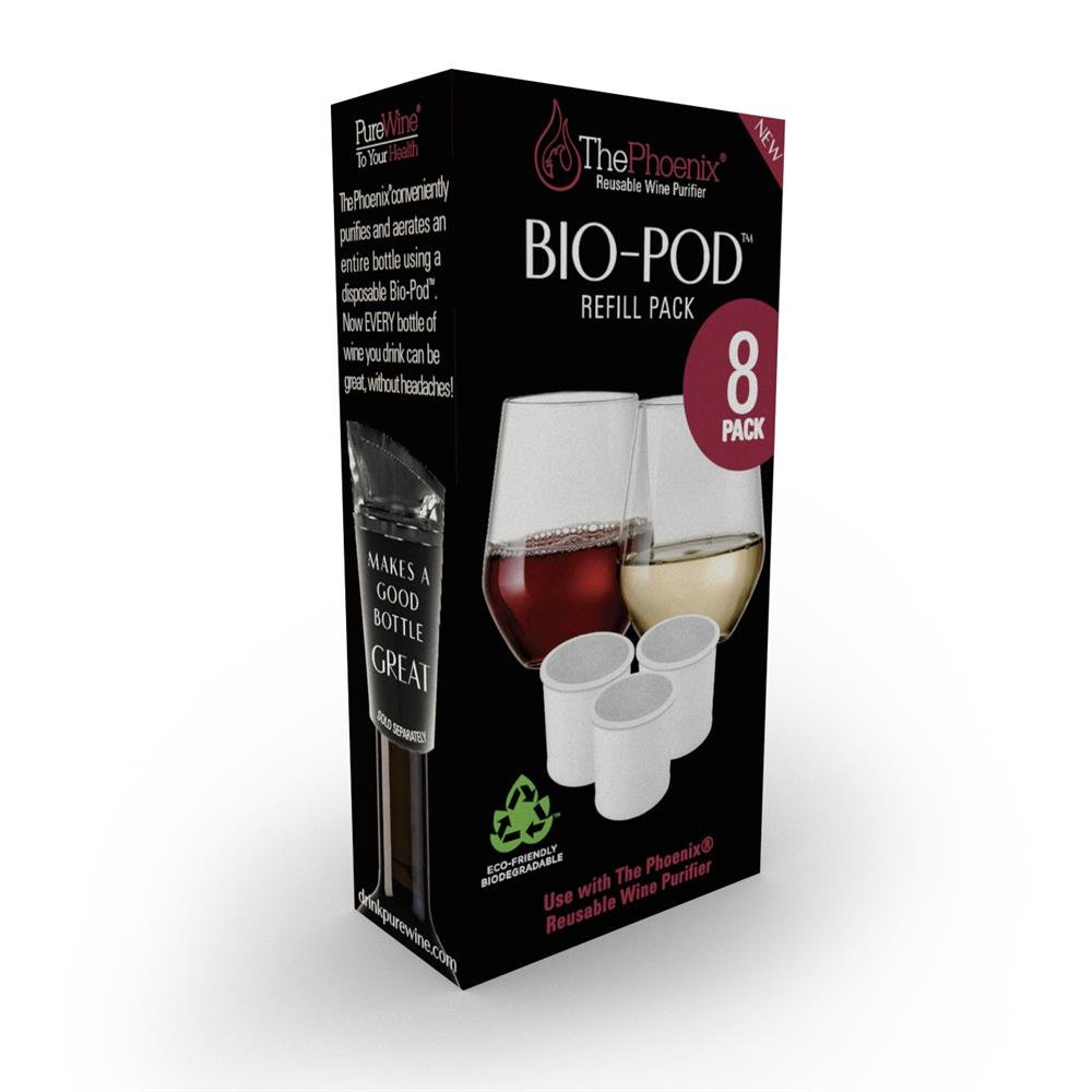 Bio - Pod Wine Purifier Refill 8 - Pack - Greenlands Health Store
