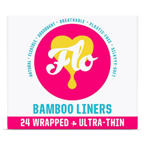 Bamboo Liners Wrapped (24 pads) - Greenlands Health Store