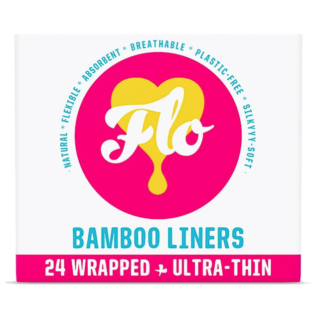 Bamboo Liners Wrapped (24 pads) - Greenlands Health Store