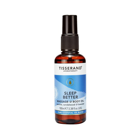 Tisserand Sleep Better Massage & Body Oil 100ml - Greenlands Health Store