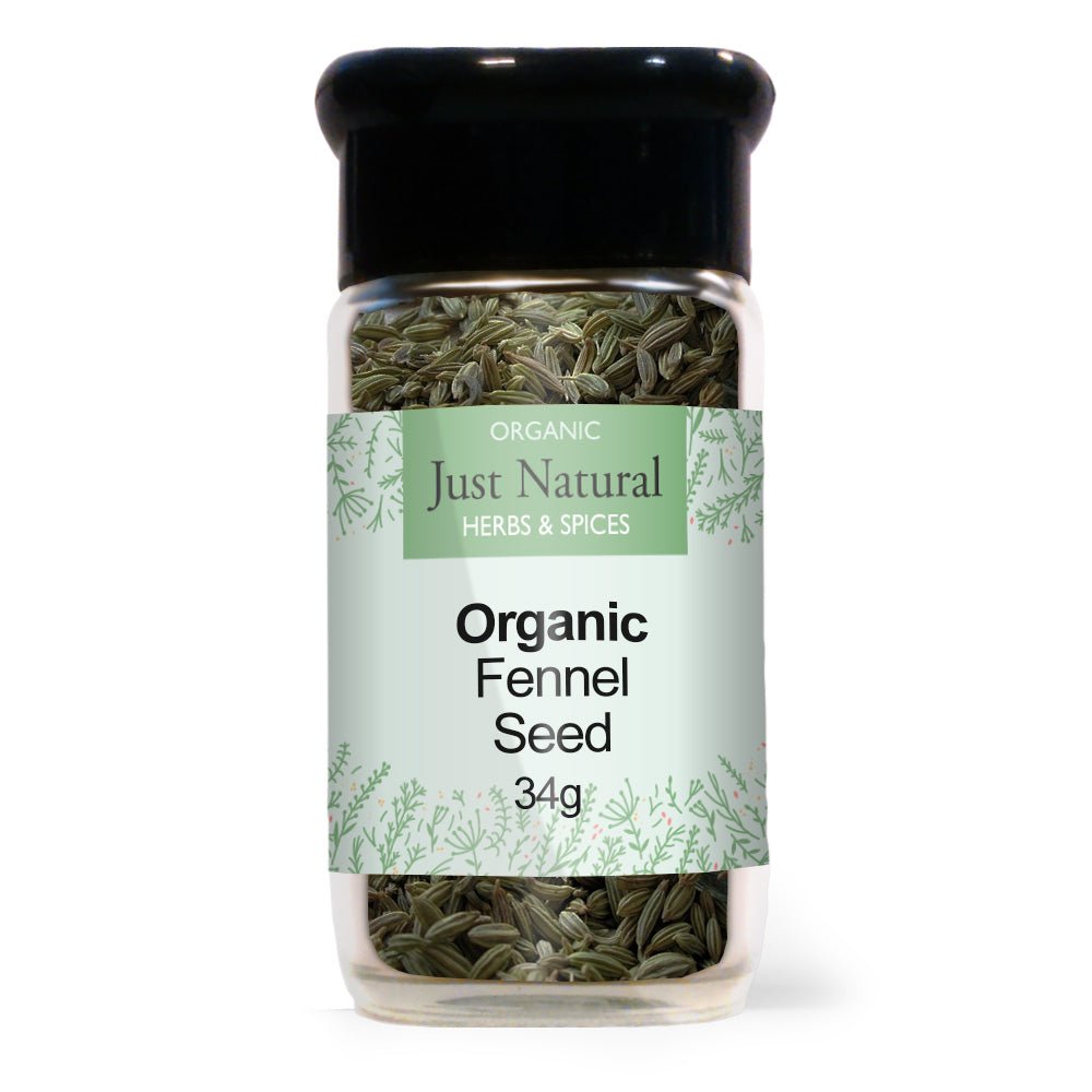 Organic Fennel Seed (Glass Jar) 34g - Greenlands Health Store