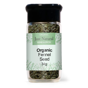 Organic Fennel Seed (Glass Jar) 34g - Greenlands Health Store