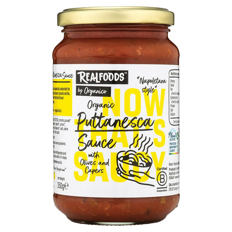 Organic Puttanesca Sauce 350g - Greenlands Health Store