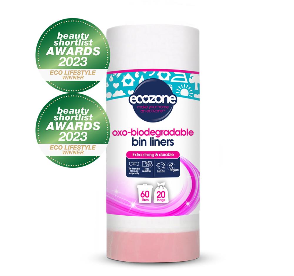 Biodegradable Bin Liners - 60lt - 20 bags - Greenlands Health Store