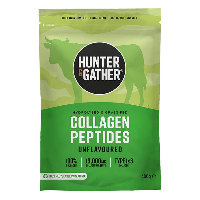 100% Bovine Collagen Protein Powder Unflavoured 400g - Greenlands Health Store