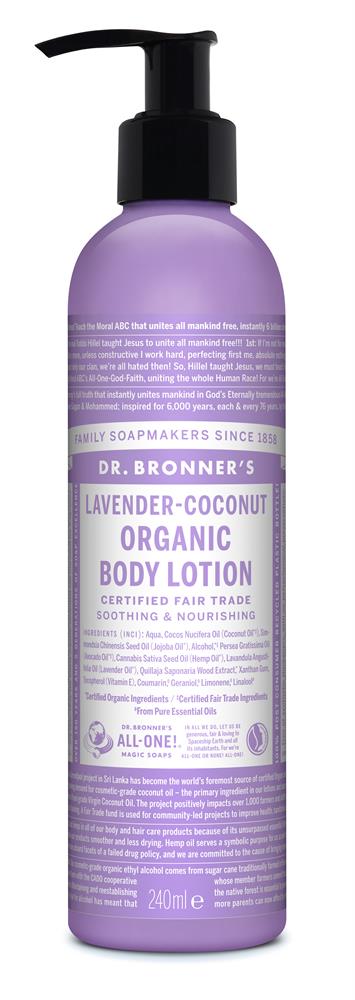 Org Lavender Coconut Hand and Body Lotion 236ml - Greenlands Health Store