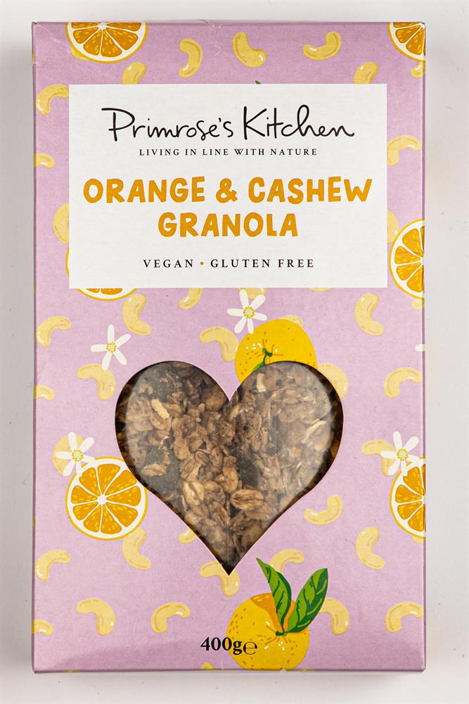 Orange & Cashew Granola 400g - Greenlands Health Store