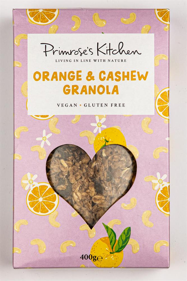 Orange & Cashew Granola 400g - Greenlands Health Store