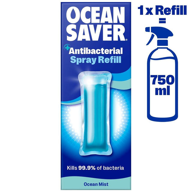 OceanSaver EcoDrop Refill - Anti - Bacterial Sanitiser - 10ML - Greenlands Health Store