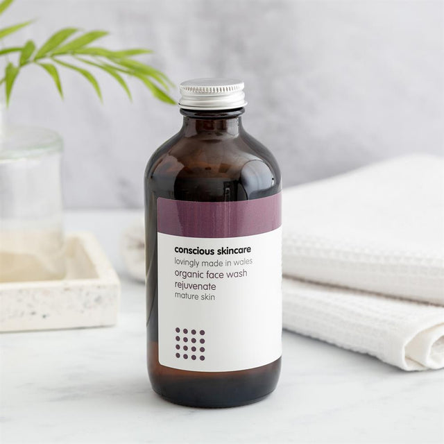 CONSCIOUS SKINCARE ORGANIC FACE WASH REJUVENATE MATURE SKIN - Greenlands Health Store