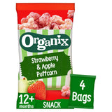 Organix Strawberry and Apple Puffcorn 4 x 10g - Greenlands Health Store