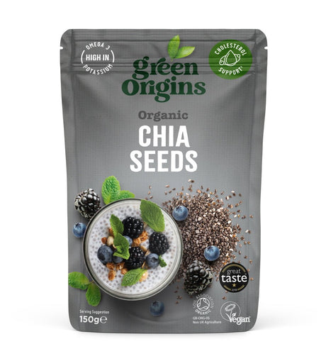 Organic Chia Seeds (Raw) 150g - Greenlands Health Store