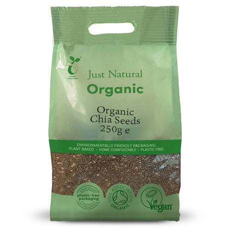 Organic Chia Seeds 250g - Greenlands Health Store