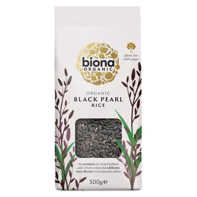 Organic Black Pearl Rice 500g - Greenlands Health Store