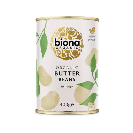 Organic Butter Beans 400g - Greenlands Health Store