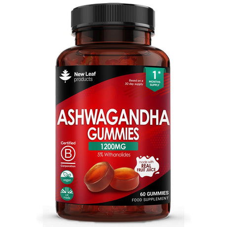 Ashwagandha Gummies 60 gummies - Greenlands Health Store