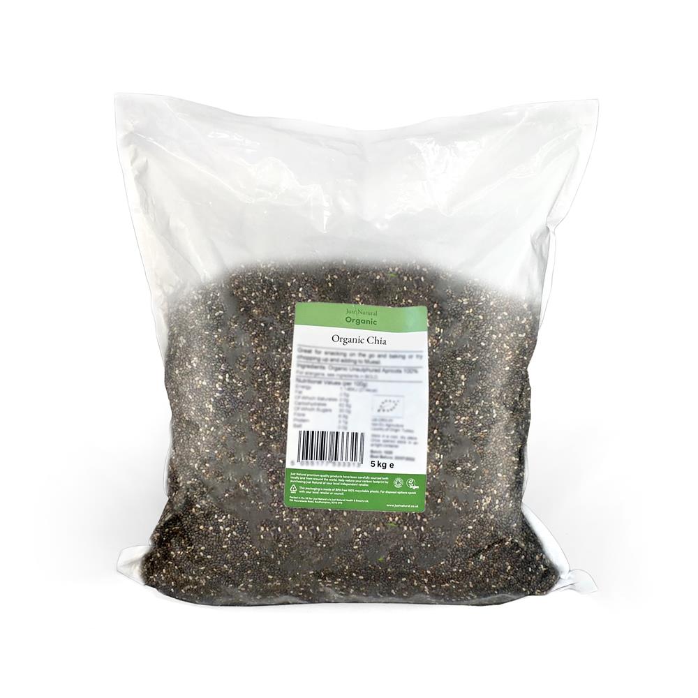 Organic Chia Seeds 5kg - Greenlands Health Store