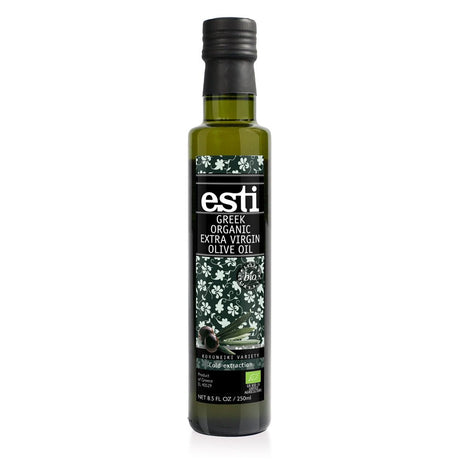 Greek Organic Extra Virgin Olive Oil 250ml Glass Bottle - Greenlands Health Store