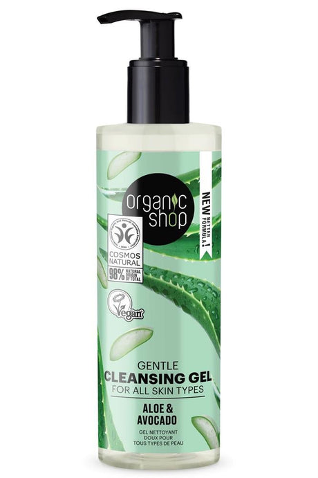 OS Gentle Cleansing Gel for all skin types Aloe&Avocado (200ml) - Greenlands Health Store