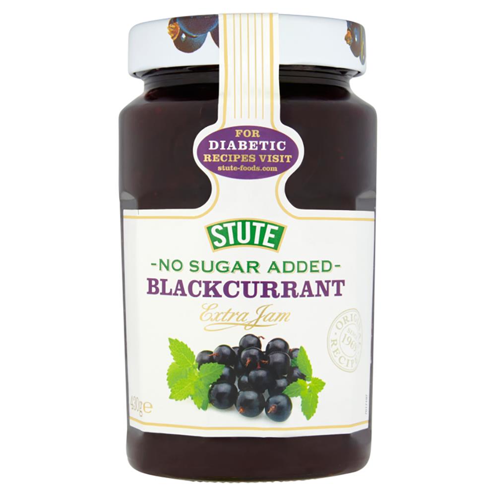No Sugar Added Blackcurrant Jam 430g - Greenlands Health Store