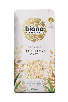Organic Porridge Oat Flakes 500g - Greenlands Health Store