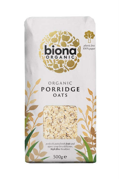 Organic Porridge Oat Flakes 500g - Greenlands Health Store