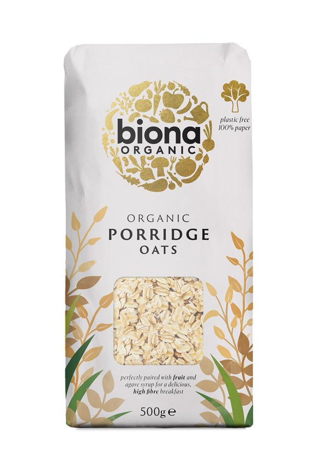 Organic Porridge Oat Flakes 500g - Greenlands Health Store