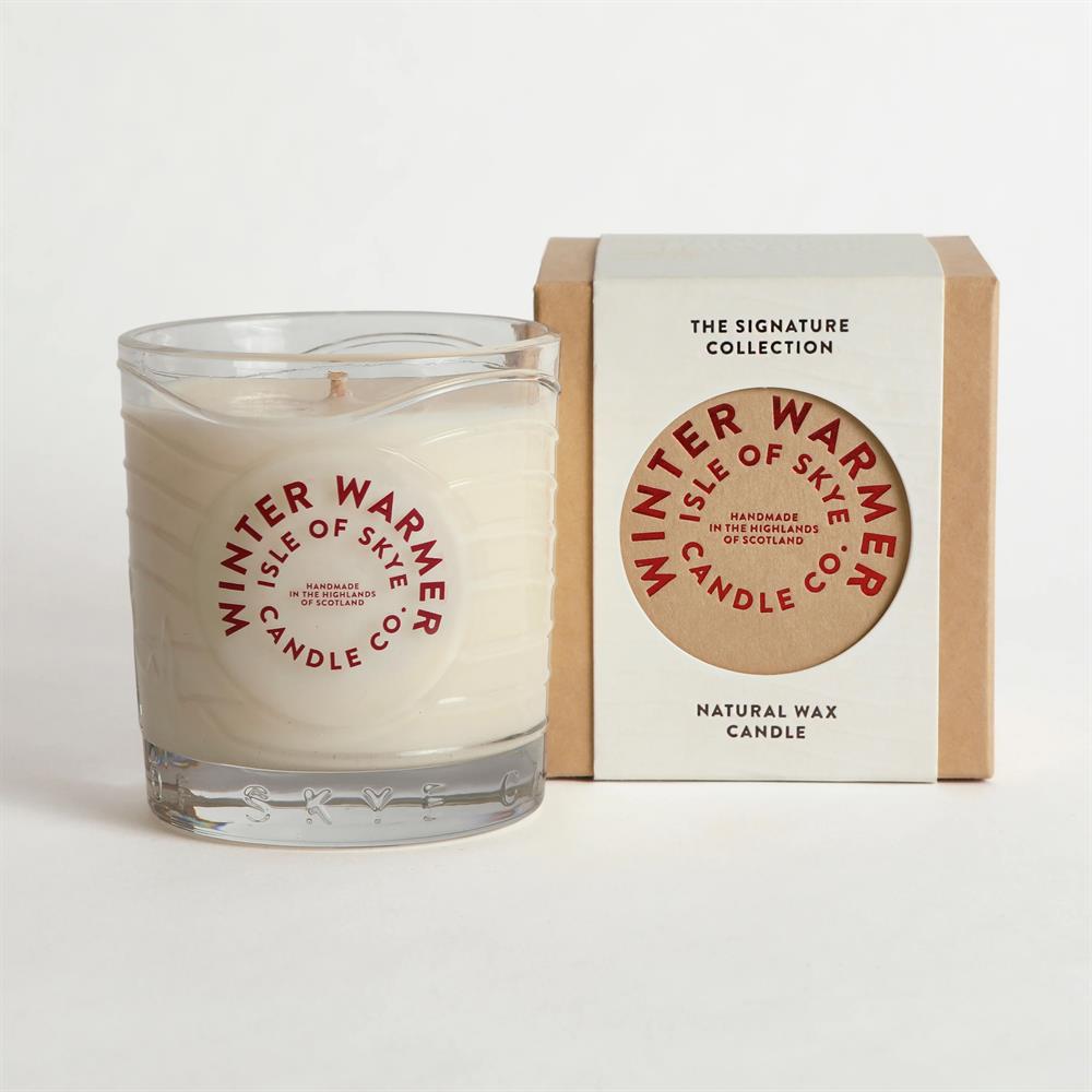 Winter Warmer Island Natural Wax Candle 9.1cm x 8.2cm x 8.2cm - Greenlands Health Store